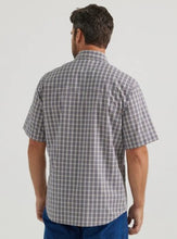 Load image into Gallery viewer, Wrangler SS Snap Blue/Tan Plaid 112346249