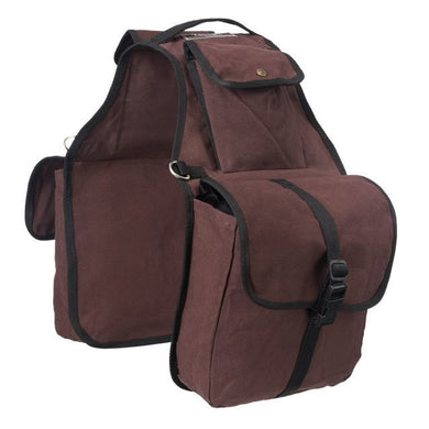Tough 1 Brown Canvas Saddle Bags 61-9267-7-0
