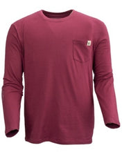 Load image into Gallery viewer, Outback Mens LS Tee Maroon 40291