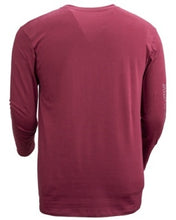 Load image into Gallery viewer, Outback Mens LS Tee Maroon 40291