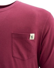 Load image into Gallery viewer, Outback Mens LS Tee Maroon 40291