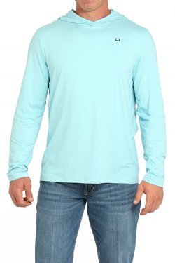 Cinch Arenaflex Lt Blue LS Hoodie MTK1881004