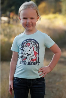 Cruel Girls Toddler S/S Wild Heart  Tee CTK6851034 LTB