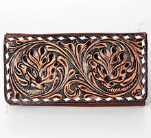 Load image into Gallery viewer, American Darling Dk Leather Tooled Wallet ADBGZ393