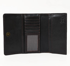 American Darling Leather Tooled Wallet ADBGZ788