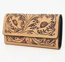 Load image into Gallery viewer, American Darling Leather Tooled Wallet ADBGZ788