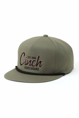 Cinch Logo Ball Cap Olive MCC0600209