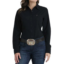 Load image into Gallery viewer, Womens LS Cinch Arenaflex Black MSW9164253
