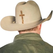 Load image into Gallery viewer, Montana Silversmith Flourishing Faith Hat Cross HF5892G