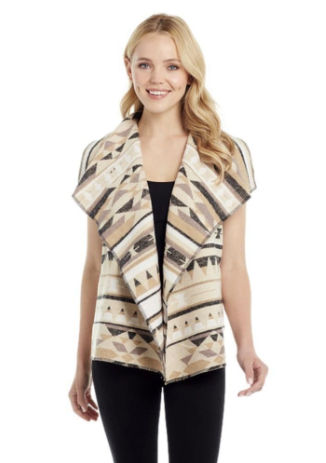 Cripple Creek Poly Vest CR15249 Natural