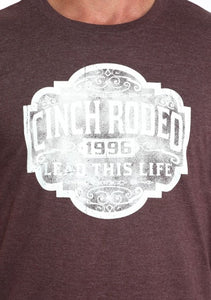Cinch Men's Purple Heather Tee MTT1690696