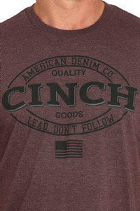 Cinch Mens Tee Purple MTT1690677