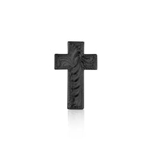 Load image into Gallery viewer, Montana Silversmiths Dark Engraved Cross Pen PIN6515
