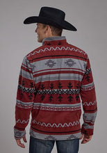 Load image into Gallery viewer, Ropers 1/4 Zip Front Fleece Pullover Mens Outerwear 0309702506631 grey/burgandy