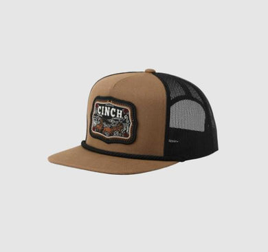 Cinch Men's Western Graphic Brown Trucker Cap MCC0600607