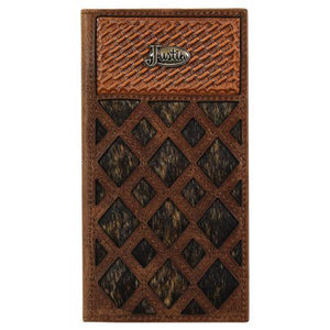 Justin Rodeo Wallet Brindle Inlay 2172767W3