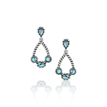 Load image into Gallery viewer, Attitude Jewelry  Wander West Turquoise Necklace &amp; Earring Set ANC6569 &amp; AER6569