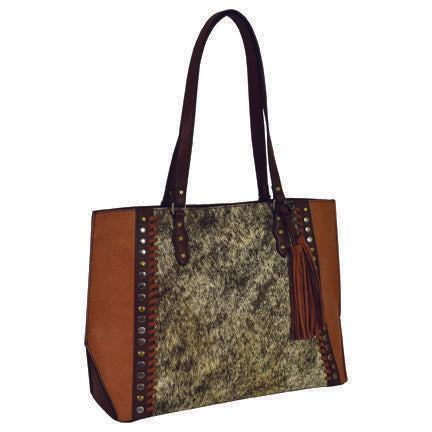 Tony Lama Tote Cognac with Hair On 2131731