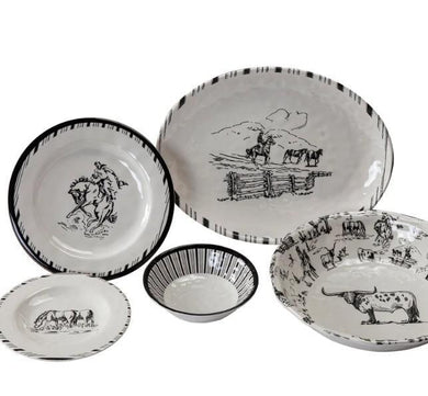 Ranch Life Melamine Dinnerware