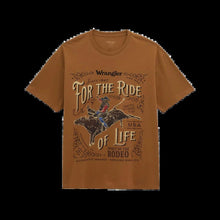 Load image into Gallery viewer, Wrangler GBU West Men VNT SS Bully Tobacco Brown 112380264