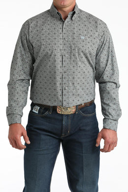 Cinch Mens Ls Gray MTW1106005 GRY
