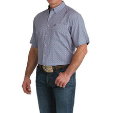 Load image into Gallery viewer, Cinch Mens S/S Print Arenaflex Lilac MTW1704161