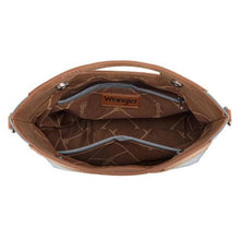 Load image into Gallery viewer, Wrangler Aztec Embroidered Top Handle Tote/Crossbody -Jean WG220-9360JN