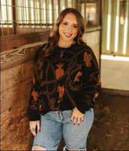 Load image into Gallery viewer, 2 Fly The Copper Cowboy Reversible Sweater