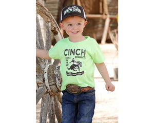 Cinch Toddler Neon Green Tee MTT7671081