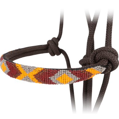 Cashel Beaded Nose Rope Halter W\9' Lead HTR-BRH