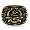 Montana Silversmiths Kneel For the Cross Buckle A1010C