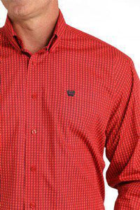 Cinch Men's Money Print Red MTW1105801