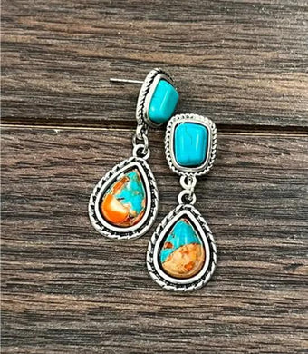 ISAC Gemstone Post Earrings 724418