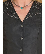 Load image into Gallery viewer, ROCK &amp; ROLL DENIM - STAR STUDDED VEST - BW98C08093