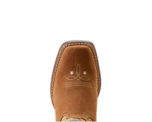 Load image into Gallery viewer, Ariat Kid's Futurity Rodeo Quincy Chestnut Suede/ American Cowboy 10050965
