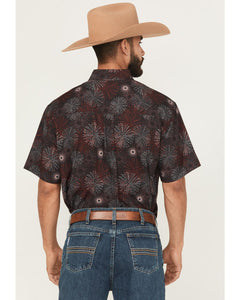 Cinch Men's Arenaflex  Shirt Fireworks Black MTW1704156