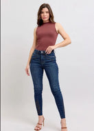 Judy Blue Western Embroidered Skinny