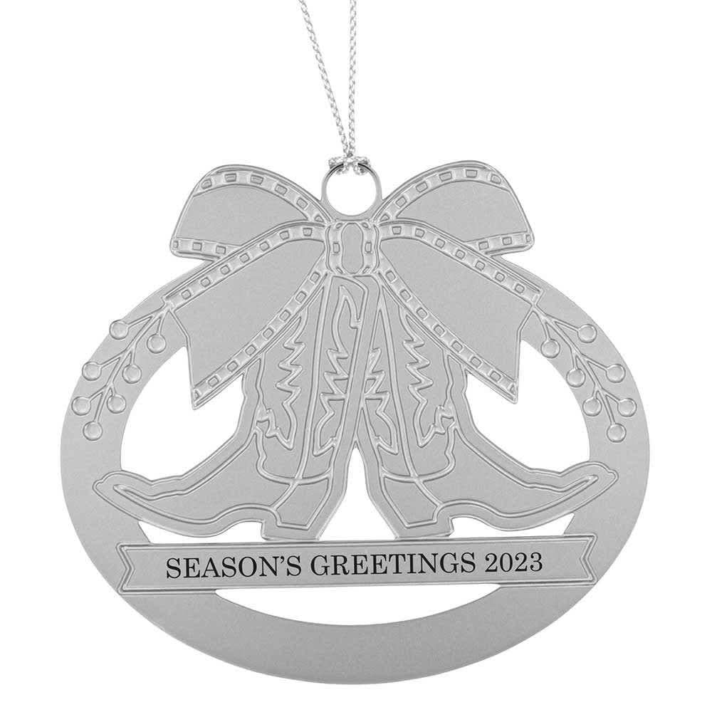 Montana Silversmiths Christmas Ornament