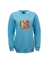 Load image into Gallery viewer, Outback Here For The Horses Sweatshirt 40380-BLU