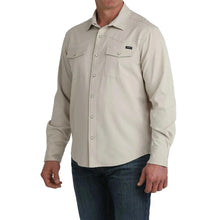 Load image into Gallery viewer, Miller Men's LS Camp Shirt KHA MTW11403008
