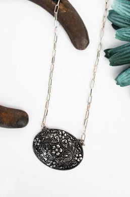 TIPI Meadow Bloom Iridescent & Silvertone Necklace