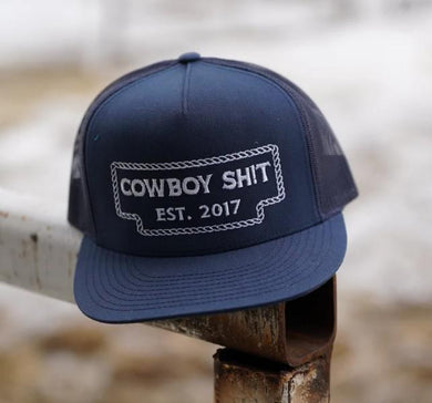 Cowboy Sh!t The Fort Macleod Navy Ballcap
