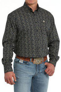 Cinch Men's Rope Print Button-down Shirt MTW1105854