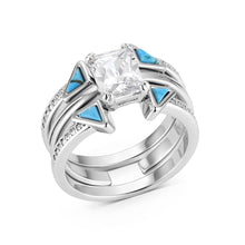 Load image into Gallery viewer, Montana Silversmith Skyline Stack Ring Set RG6549