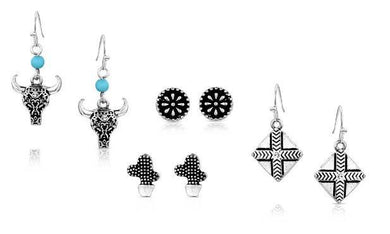 Montana Silversmiths On the Plains Earring Set- AER6242