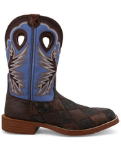 Load image into Gallery viewer, Twisted X Men&#39;s Tech X Boot Saddle &amp; Iron Grey Ostrich -Sky Blue Shaft MXTR020