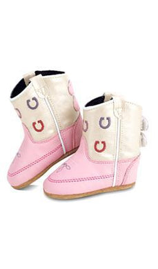 Old West Popper Infant Girls Boots 10152