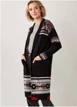Load image into Gallery viewer, Charlie Paige Utah Cardigan 408978 Azt Bk/Multi