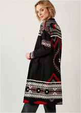Load image into Gallery viewer, Charlie Paige Utah Cardigan 408978 Azt Bk/Multi