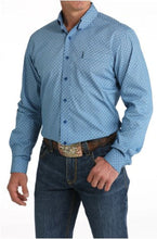 Load image into Gallery viewer, Cinch Mens L/S Print Geo Print MTW1347109